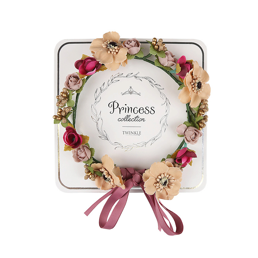 TWINKLE PRINCESS COLLECTION Ободок для волос Flowers Pink – фото 1