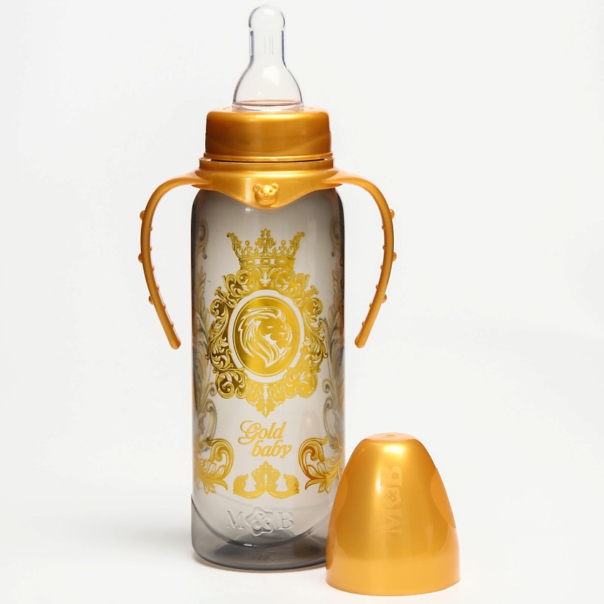 MUM&BABY Бутылочка для кормления Gold baby классическая – фото 1