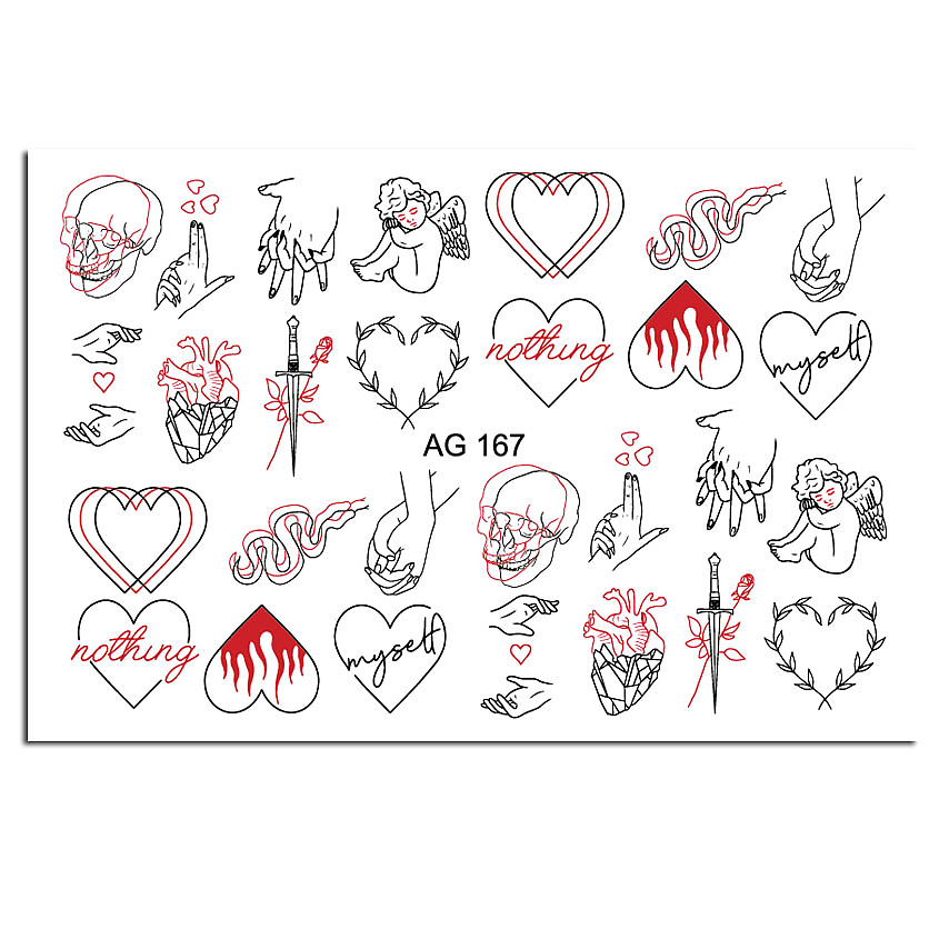 FREEDECOR Слайдер дизайн Имитация Аэрографии "Heart" – фото 2