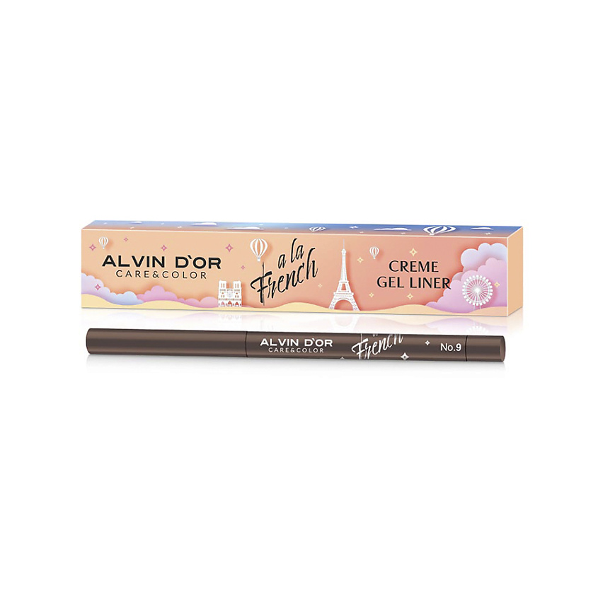 ALVIN D’OR Кремовый лайнер для глаз CREME GEL LINER A LA FRENCH – фото 2