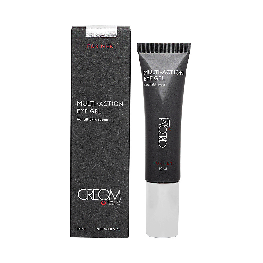 CREOM Мультифункциональный крем для глаз MULTI-ACTION EYE GEL for men – фото 2