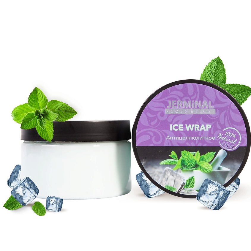 JERMINAL COSMETICS Антицеллюлитное обертывание ICE WRAP Ледяной Мохито для тела – фото 1