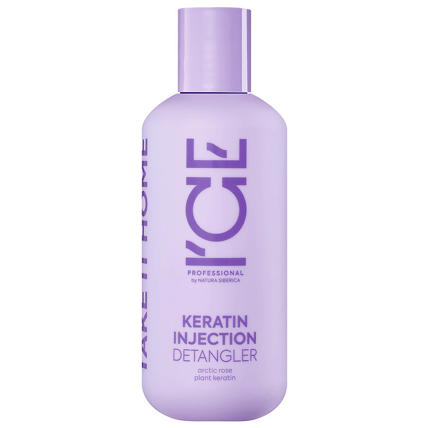 ICE BY NATURA SIBERICA Кератиновый крем для повреждённых волос Keratin Injection Detangler – фото 1