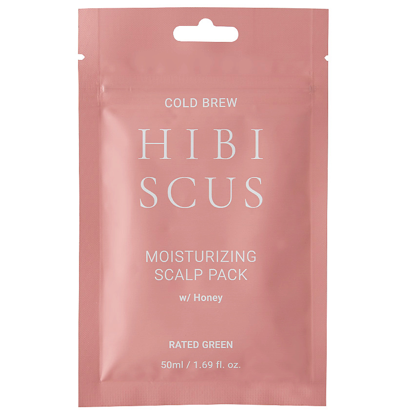 RATED GREEN Увлажняющая маска для кожи головы с соком гибискуса (мини-формат) Hibiscus Moisturizing Scalp Pack – фото 1