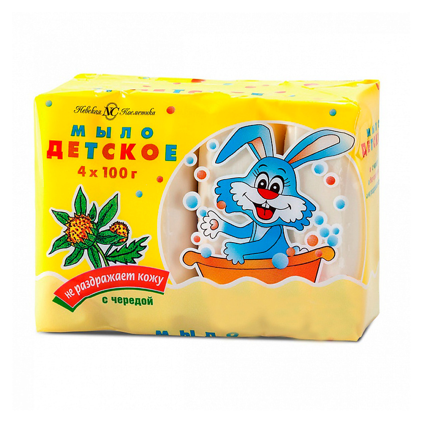 НЕВСКАЯ КОСМЕТИКА Мыло детское Череда – фото 2