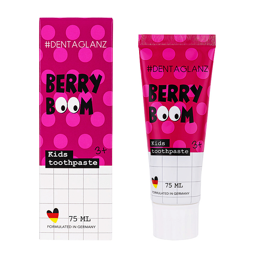 #DENTAGLANZ  Детская зубная паста Berry Boom Kids Toothpaste – фото 2