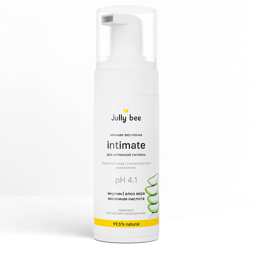 JULLY BEE Пенка для интимной гигиены с пребиотиком Intimate – фото 1