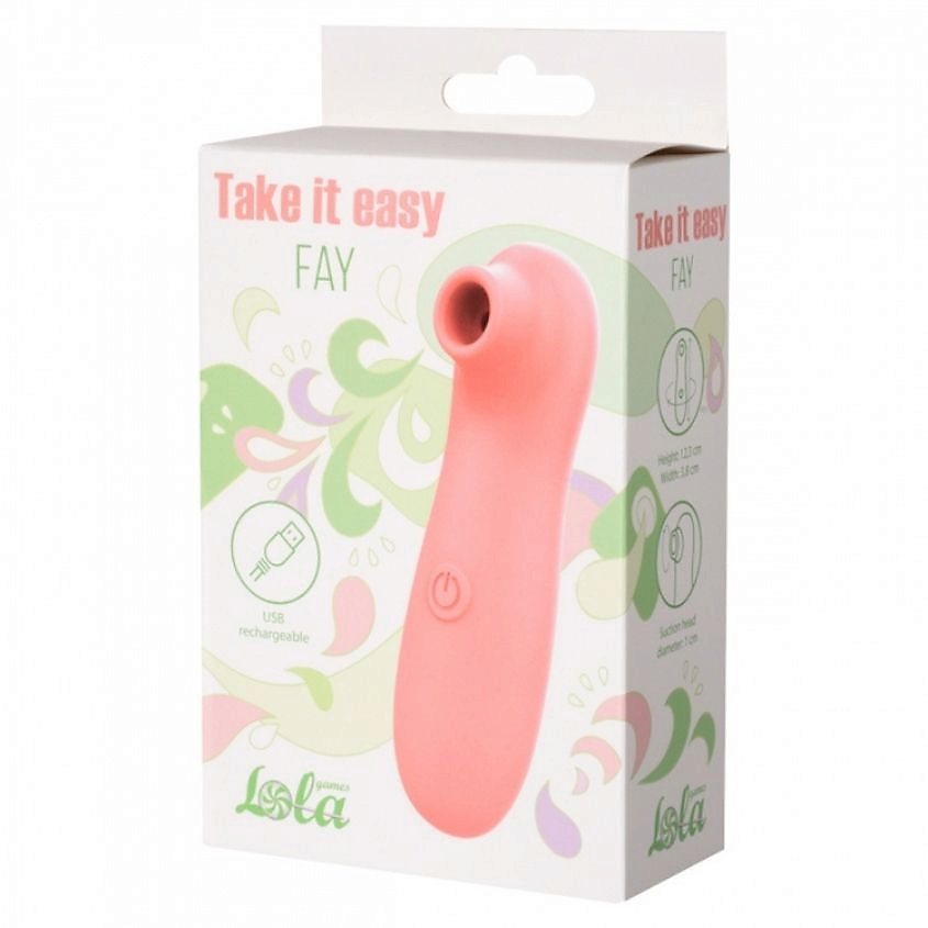 LOLA Перезаряжаемый вакуумно-волновой стимулятор Take it Easy Fay – фото 2