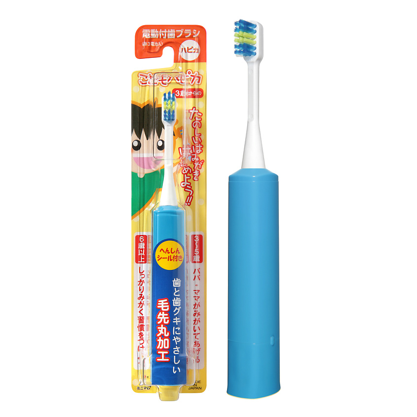 HAPICA Детская электрическая звуковая зубная щётка DBK-1B Kids 3-10 лет – фото 1