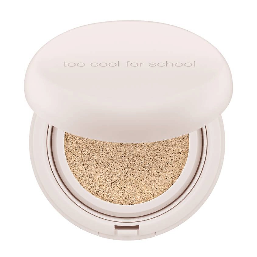 TOO COOL FOR SCHOOL Кушон для лица со сменным блоком SPF50+ PA+++ Fixing Nude Cushion – фото 1