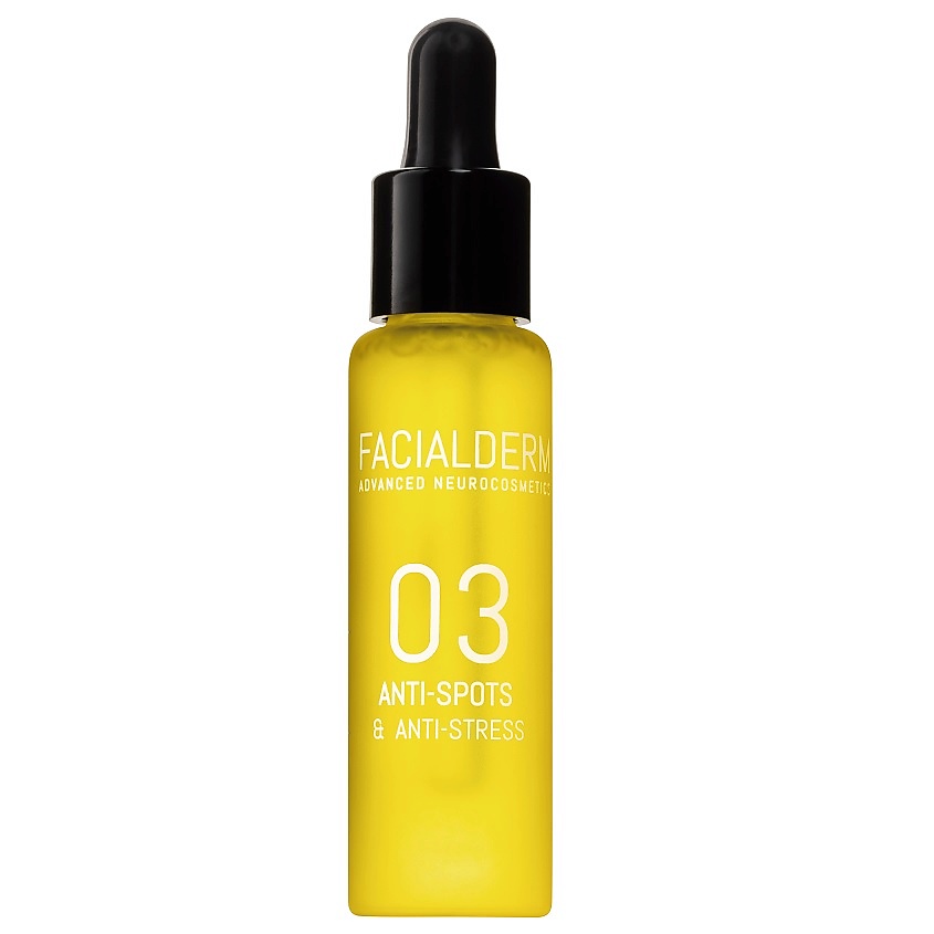 FACIALDERM Сыворотка-бустер для лица против пигментных пятен, антистресс 03 Anti-Spots & Anti-Stress Serum Booster – фото 1