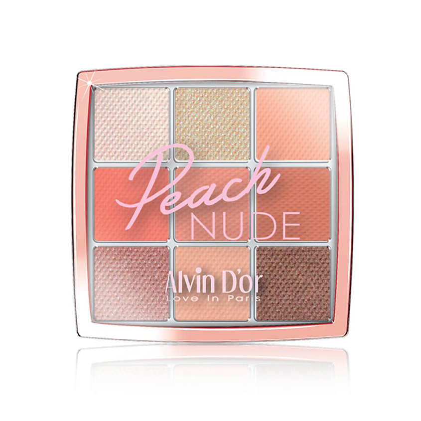 ALVIN D’OR Палетка теней для век PEACH NUDE – фото 1
