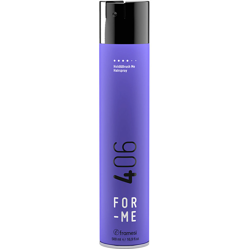 FRAMESI Лак для волос сильной фиксации FOR-ME 406 HOLD&BRUSH ME HAIRSPRAY – фото 2