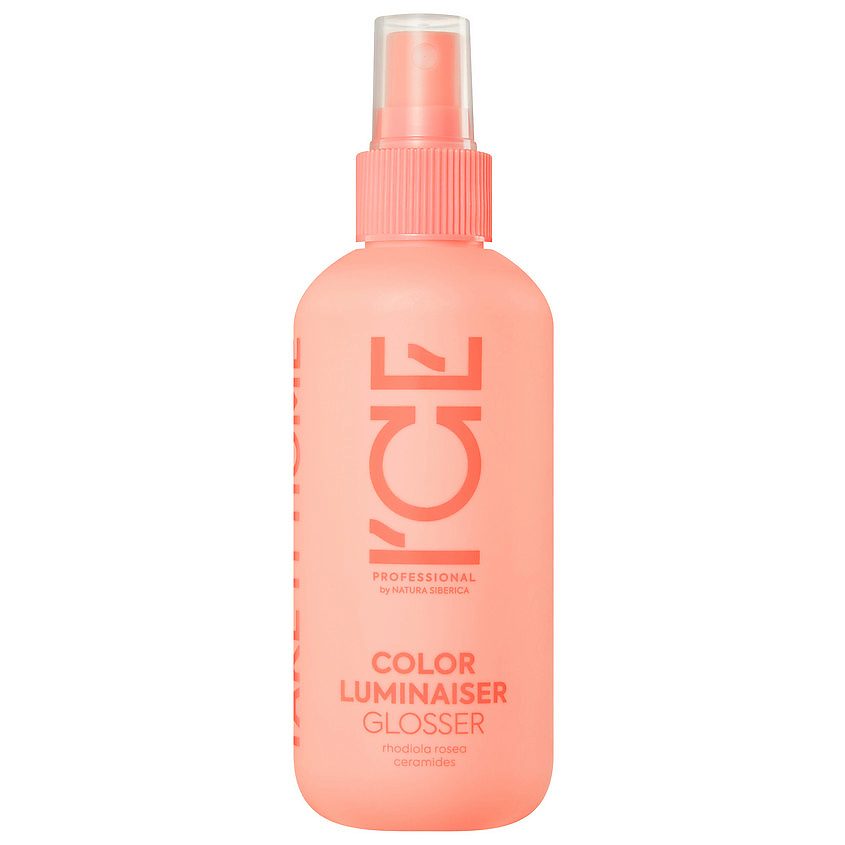 ICE BY NATURA SIBERICA Маска-спрей для окрашенных волос Ламинирующая Color Luminaiser Glosser – фото 1