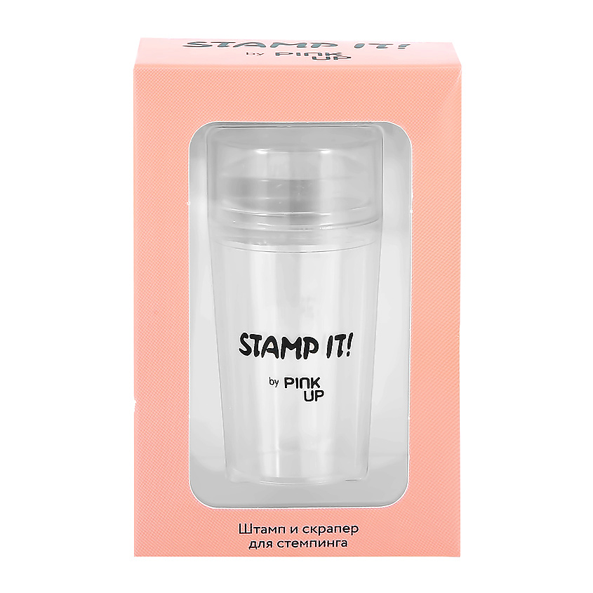 PINK UP Штамп и скрапер для стемпинга STAMP IT! – фото 1