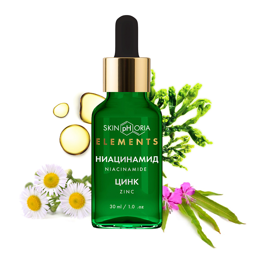 SKINPHORIA Сыворотка для лица с ниацинамидом и цинком Niacinamide Zinс Serum – фото 1
