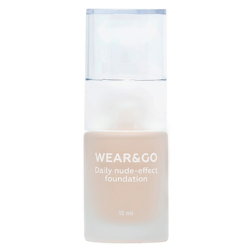 ЛЭТУАЛЬ Легкий тональный крем естественный эффект WEAR&GO Daily nude-effect foundation, № 702, 15 мл – фото 2