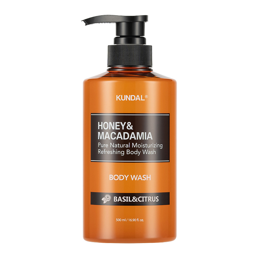 KUNDAL Гель для душа Базилик и Цитрус Honey & Macadamia Body Wash – фото 1