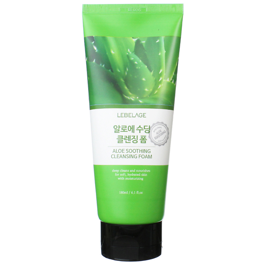 LEBELAGE Пенка для умывания с Алоэ Увлажняющая Cleansing Foam Aloe – фото 1