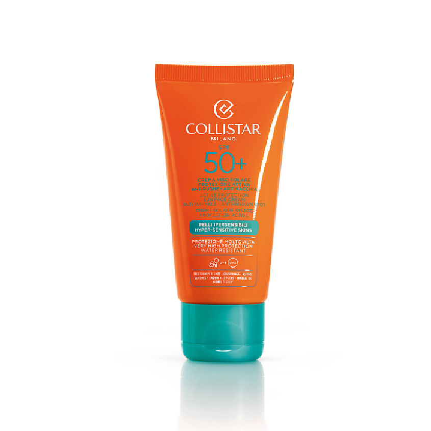 COLLISTAR Солнцезащитный крем для лица Active Protection Sun Face SPF 50+ – фото 1