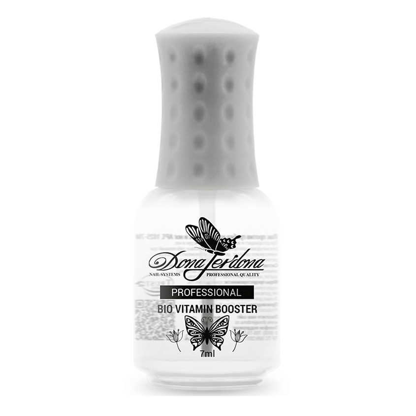 DONA JERDONA Лечебный лак укрепитель витаминный коктейль Bio Vitamin Booster – фото 1