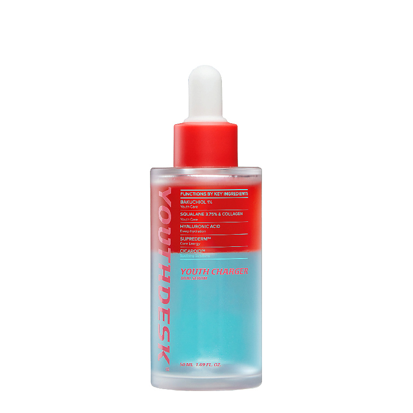 YOUTHDESK Сыворотка для лица двойная повышающая эластичность Youth Charger Dual Serum – фото 1