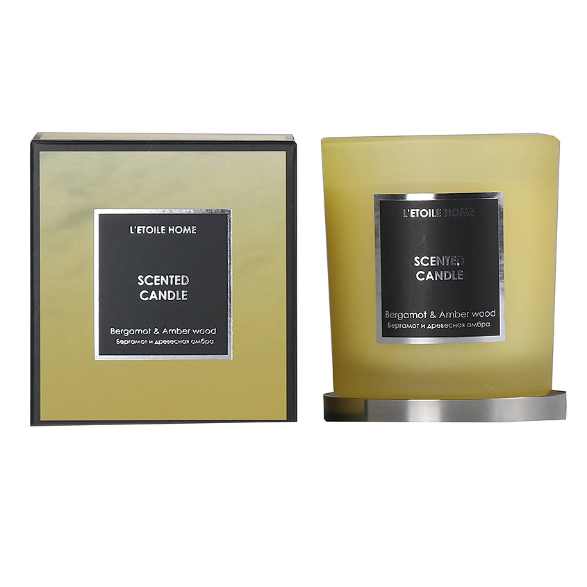 LETOILE HOME Ароматизированная свеча Bergamot & Amber wood – фото 2