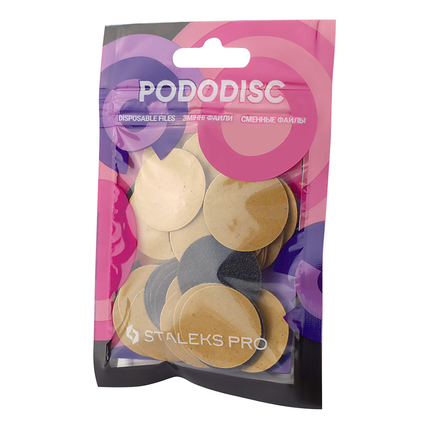 STALEKS Сменные файлы для педикюрного диска Pododisc Staleks Pro L, 100 грит – фото 1