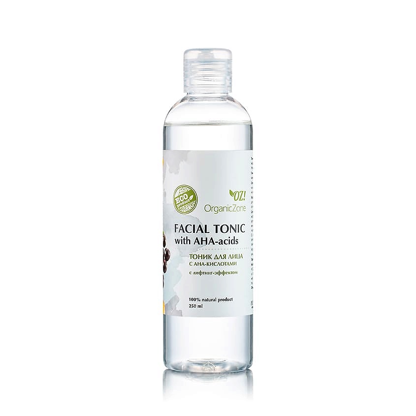 OZ! ORGANICZONE Тоник для лица с AHA-кислотами с лифтинг-эффектом – фото 1