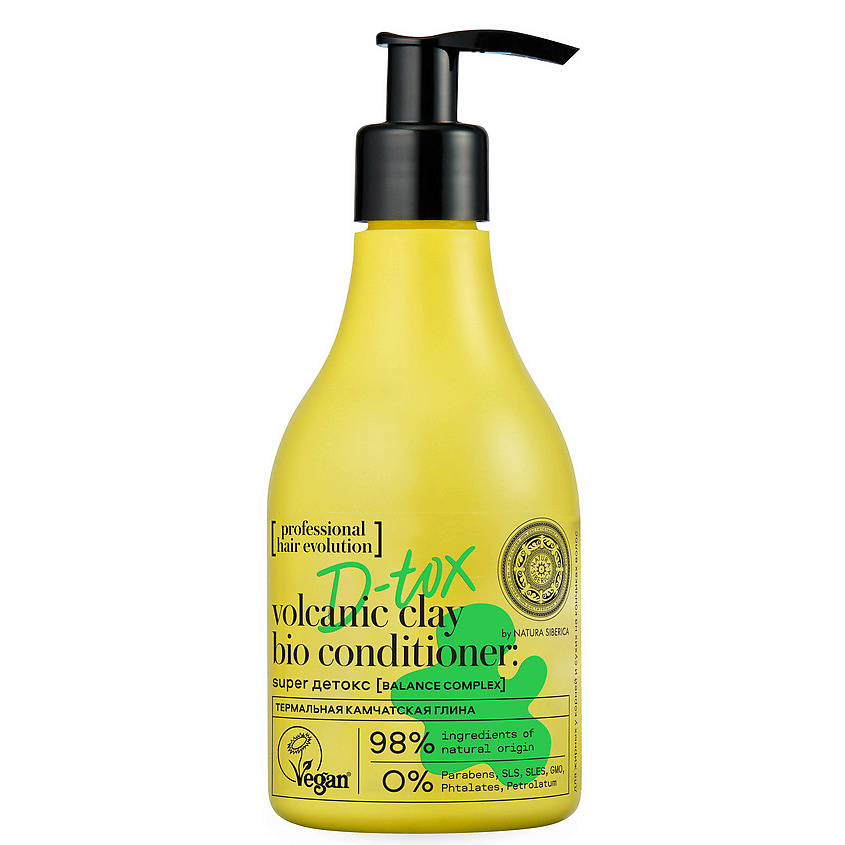 NATURA SIBERICA Бальзам для волос "D-TOX. Super детокс" Hair Evolution – фото 1