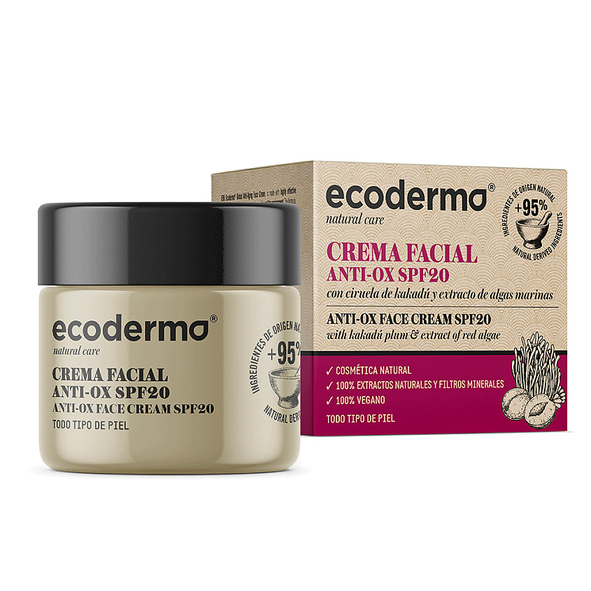 ECODERMA Крем для лица с антиоксидантным действием SPF20 Anti-OX Face Cream – фото 1