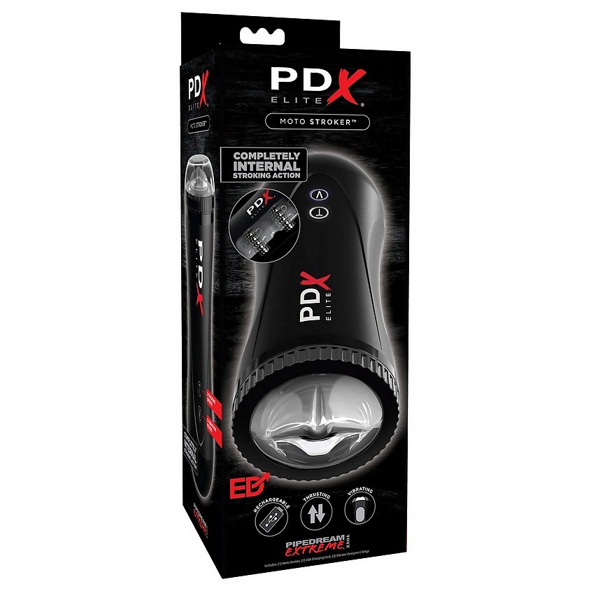 PIPEDREAM Автоматический мастурбатор-ротик PDX Elite Moto Stroker – фото 2