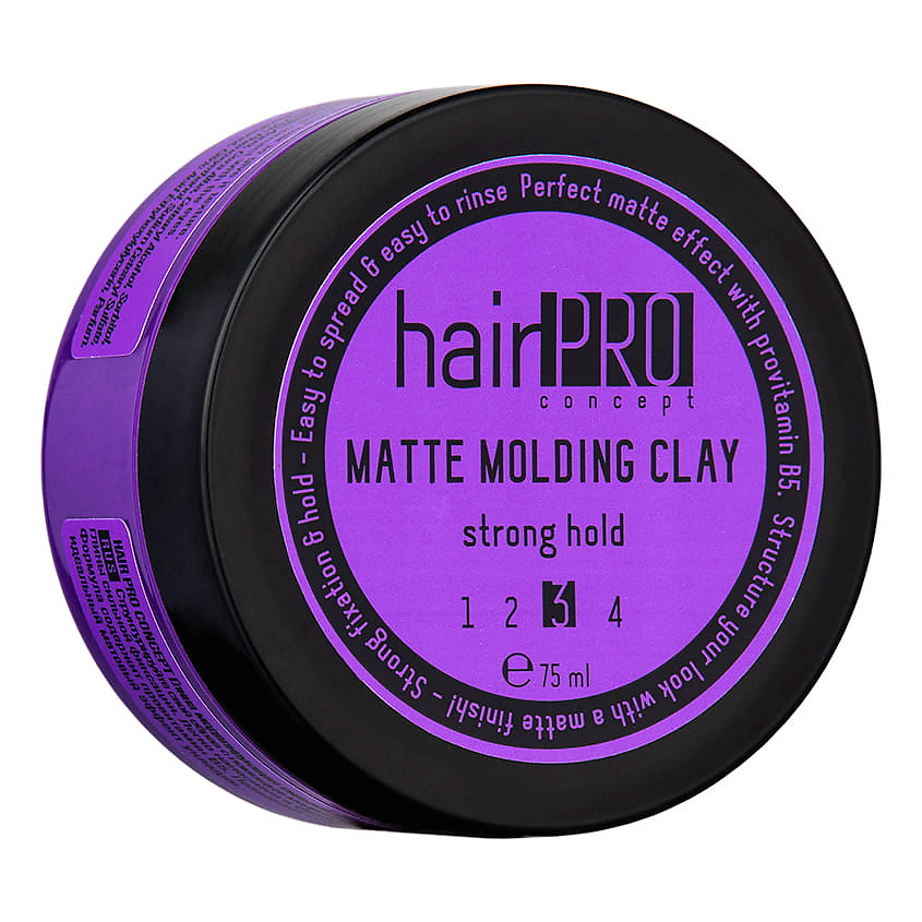 HAIR PRO CONCEPT Глина моделирующая сильной фиксации Matte Molding Clay Strong Hold – фото 2