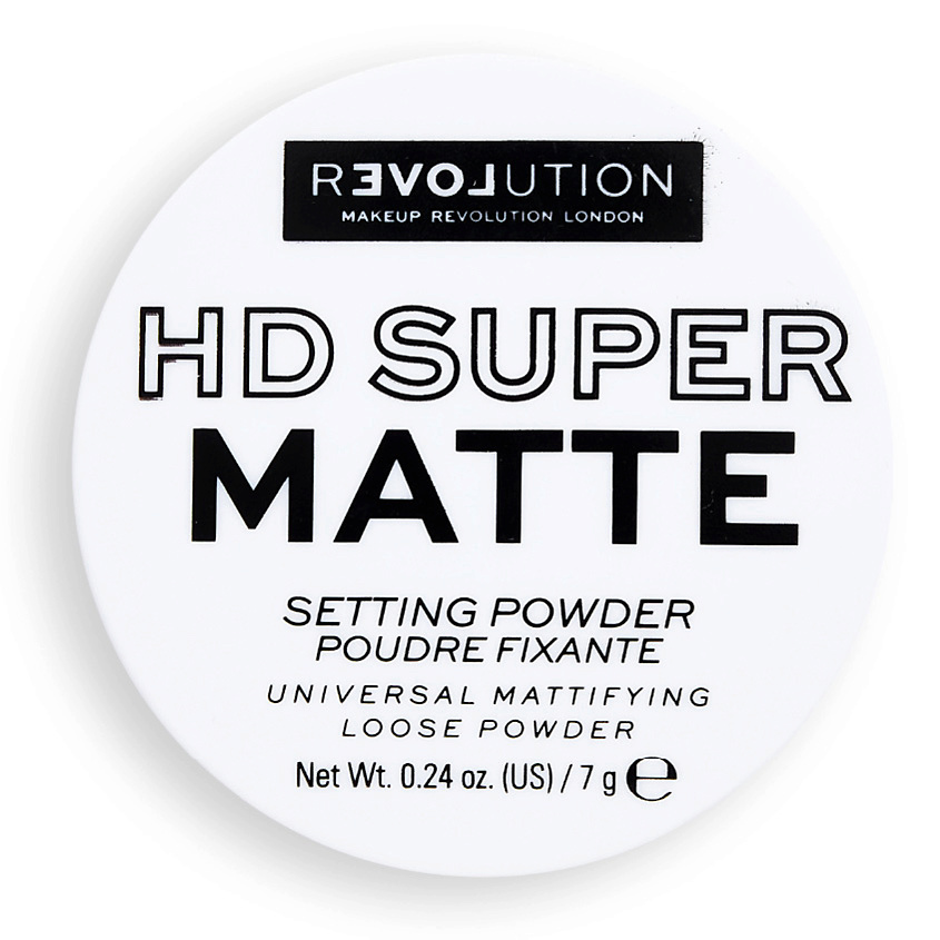 RELOVE REVOLUTION Рассыпчатая пудра для лица Super HD Setting Powder фиксирующая, прозрачная, матирующая – фото 1