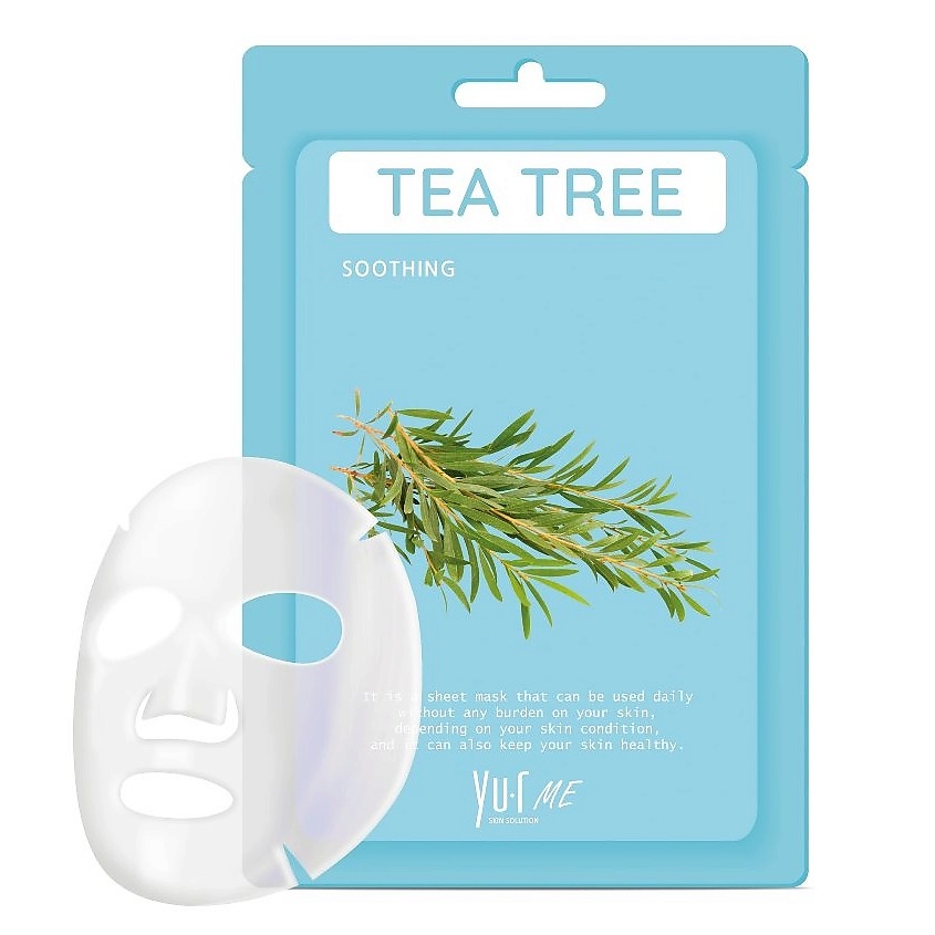 YU.R Тканевая маска для лица с экстрактом чайного дерева ME Tea Tree Sheet Mask – фото 2