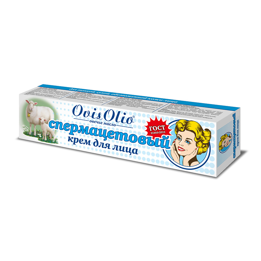 OVISOLIO Спермацетовый крем для лица Овечье Масло – фото 1
