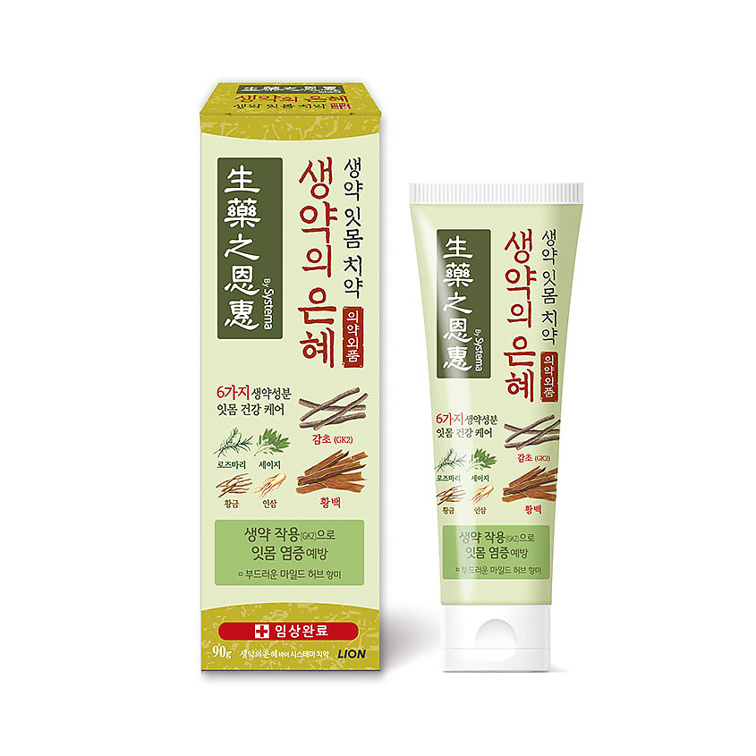 LION Паста зубная Soft Herbs SYSTEMA – фото 2