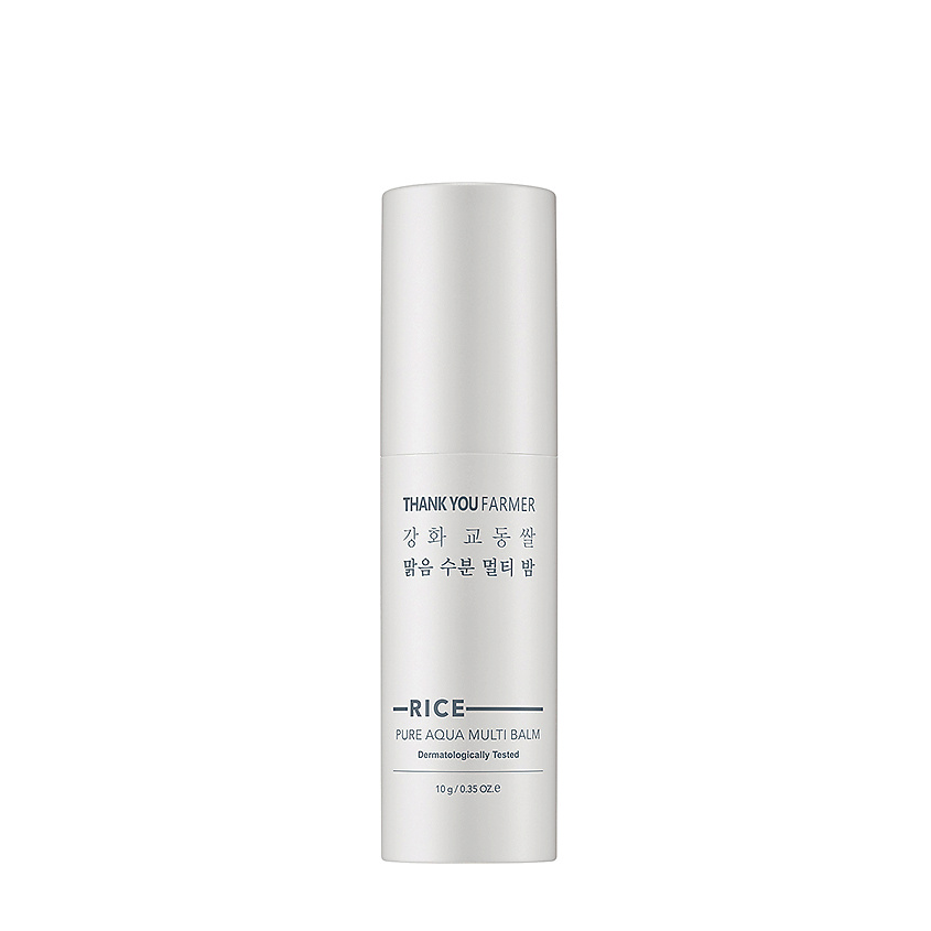 THANK YOU FARMER Бальзам-стик для лица увлажняющий Rice Pure Aqua Multi Balm – фото 1