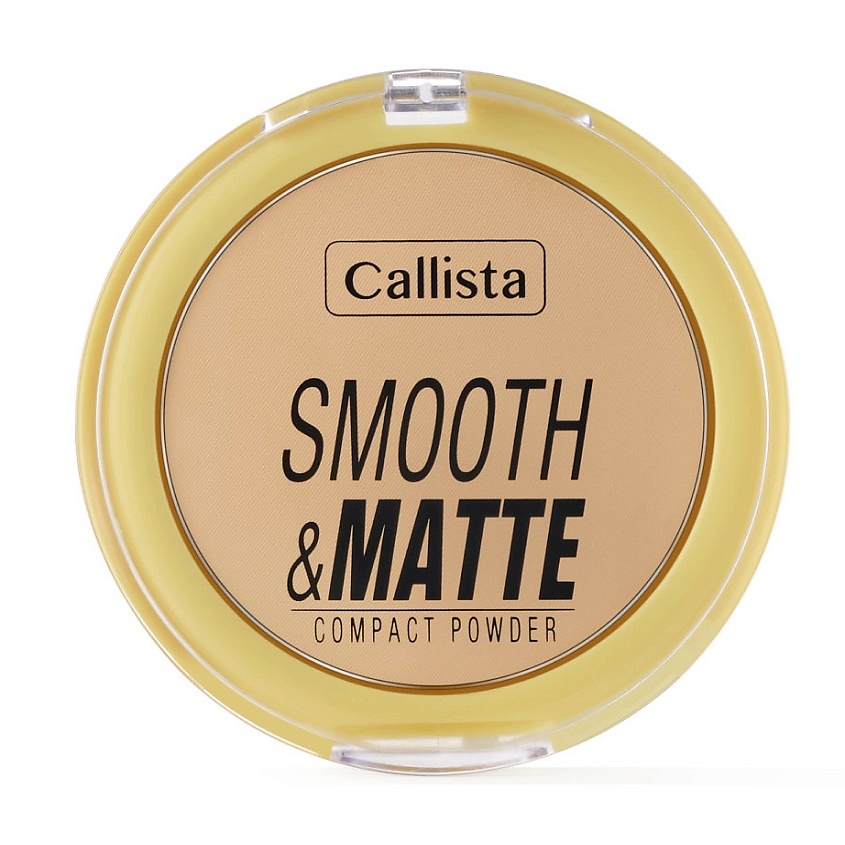 CALLISTA Пудра для лица компактная Smooth&Matte, № 10 Нэйчурал Беж 10 г – фото 1