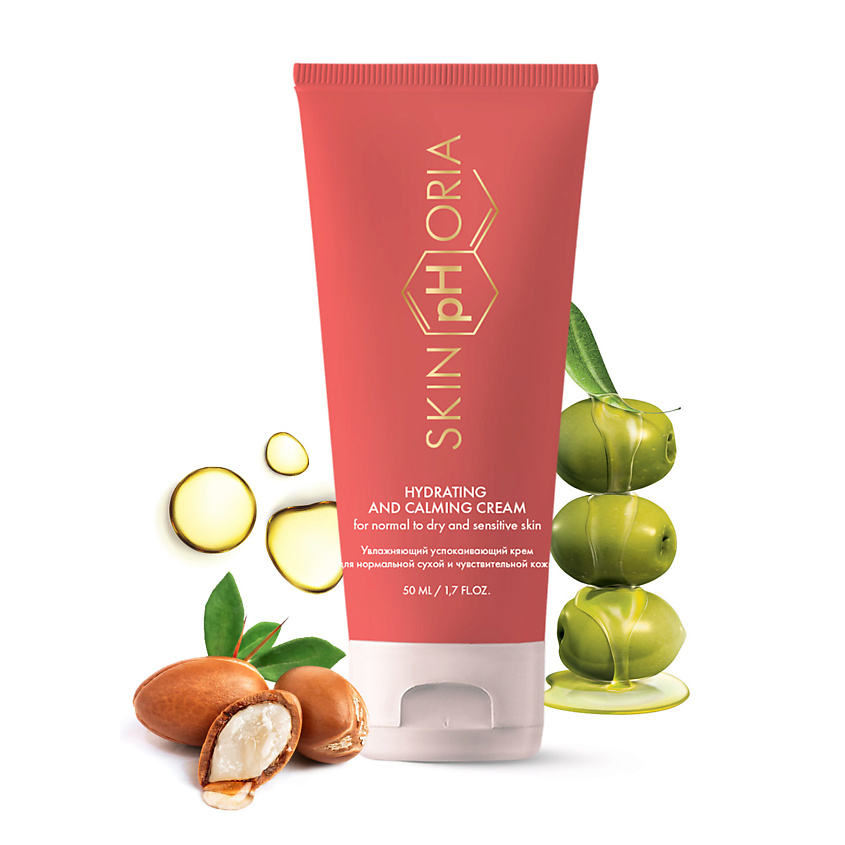SKINPHORIA Увлажняющий успокаивающий крем Hydrating and Calming Cream – фото 1