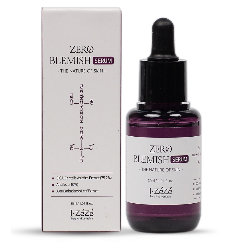 IZEZE Сыворотка с экстрактом азиатской центеллы Zero Blemish Serum – фото 1