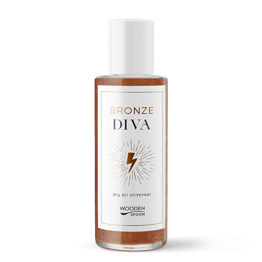 WOODEN SPOON Масло для тела сухое Бронзовое сияние Bronze Diva Face & Body Dry Oil Shimmer Bronze – фото 2