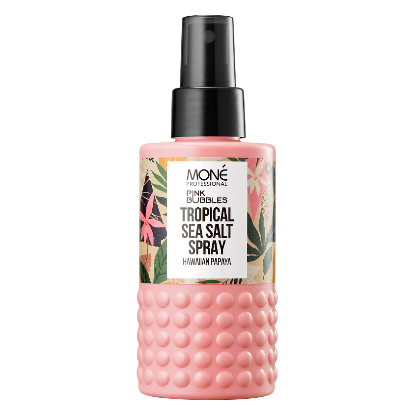MONE PROFESSIONAL Спрей с морской солью текстурирующий Тропический Pink Bubbles – фото 1
