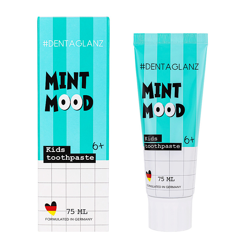 #DENTAGLANZ  Детская зубная паста Mint Mood Kids Toothpaste – фото 2