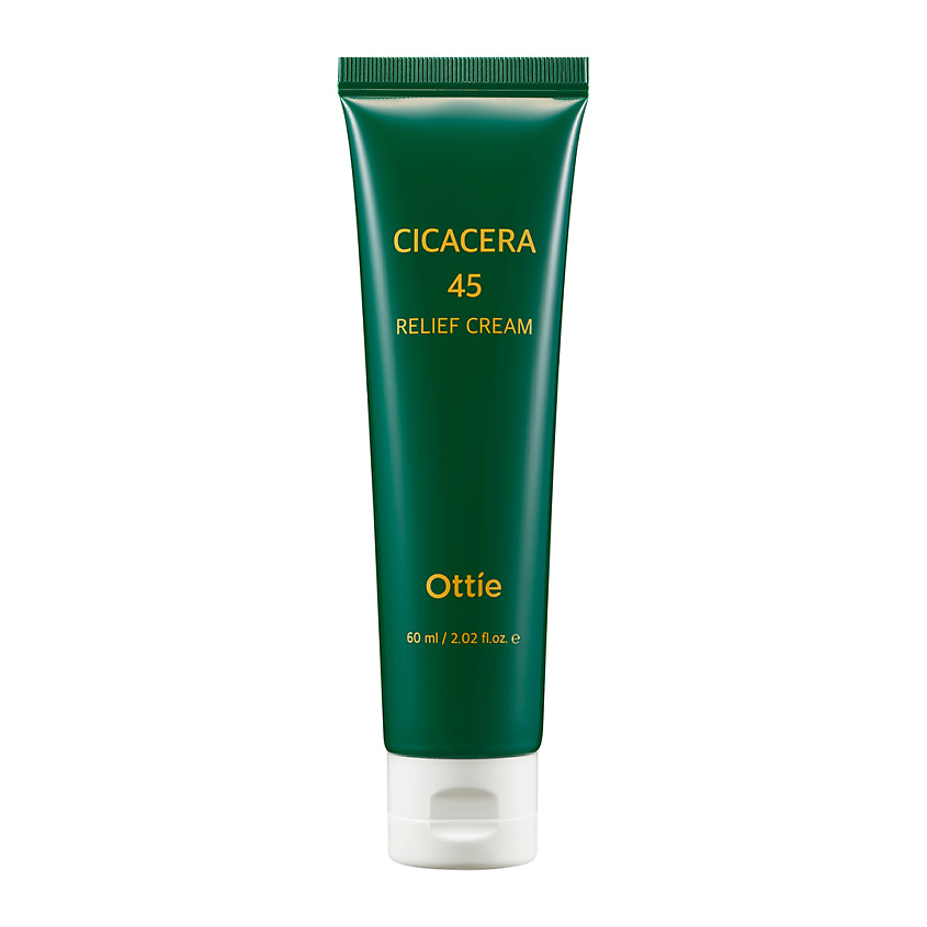 OTTIE Cicacera 45 Relief Cream Увлажняющий успокаивающий крем с центеллой азиатской – фото 2