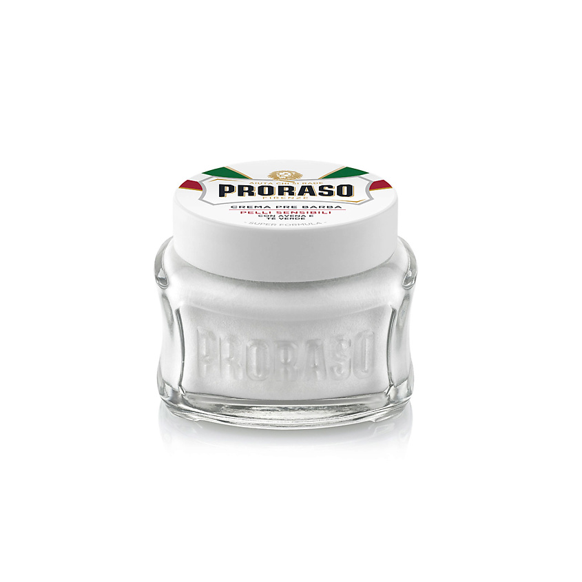 PRORASO Крем до бритья для чувствительной кожи с зеленым чаем и овсом – фото 2