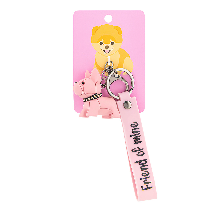 FRIEND OF MINE Брелок DOG PINK #FOM_mypinkresume – фото 1