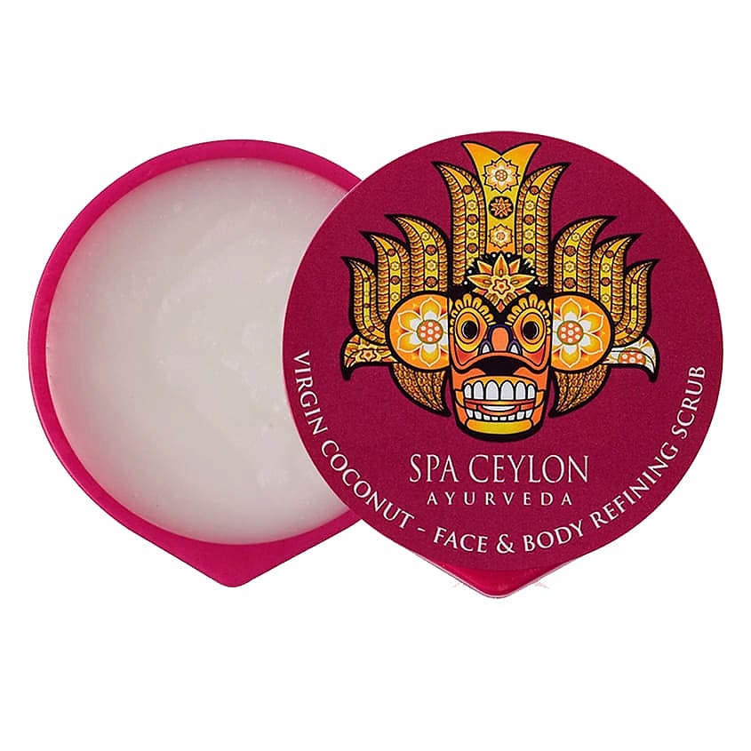 SPA CEYLON Ухаживающий скраб для лица и тела "ЧИСТЫЙ КОКОС" – фото 2