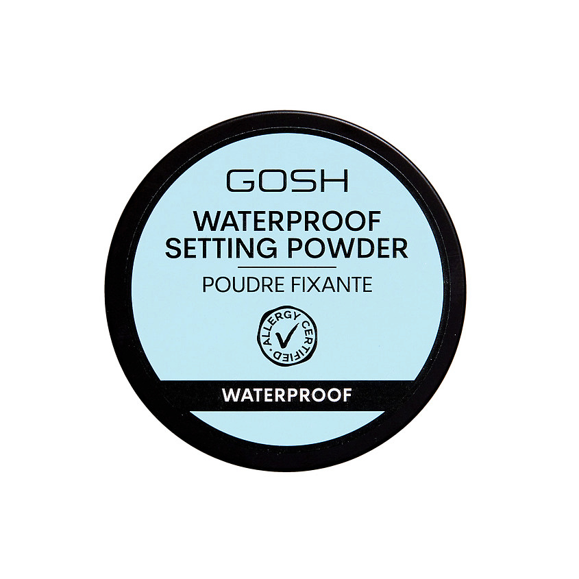GOSH Пудра для лица рассыпчатая водостойкая прозрачная Waterproof Setting Powder – фото 1