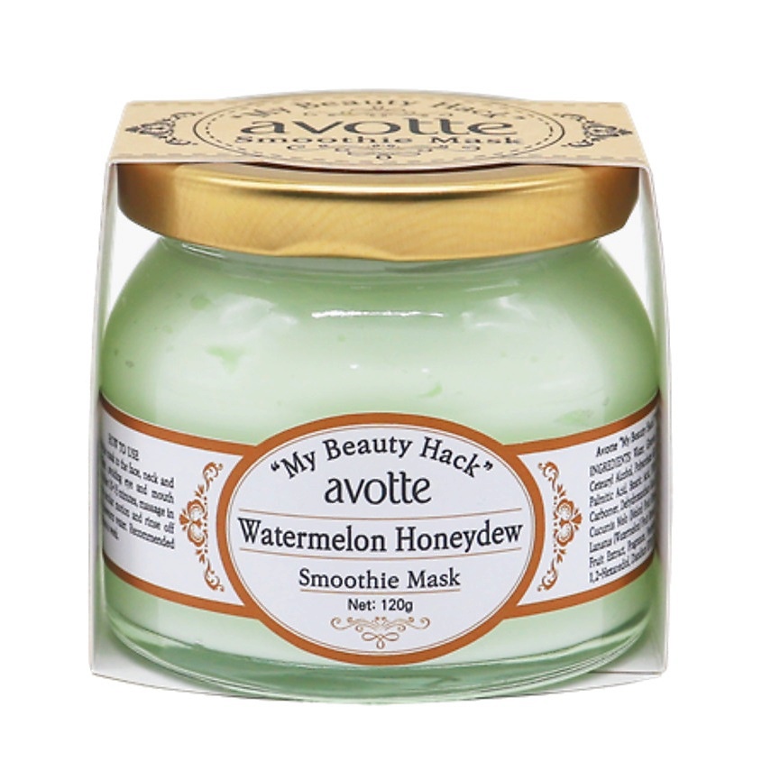 AVOTTE Маска для лица смываемая арбузная My Beauty Hack Watermelon Honeydew Smoothie Mask – фото 1